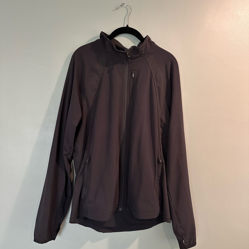 Athleta Black Full-Zip Active Jacket